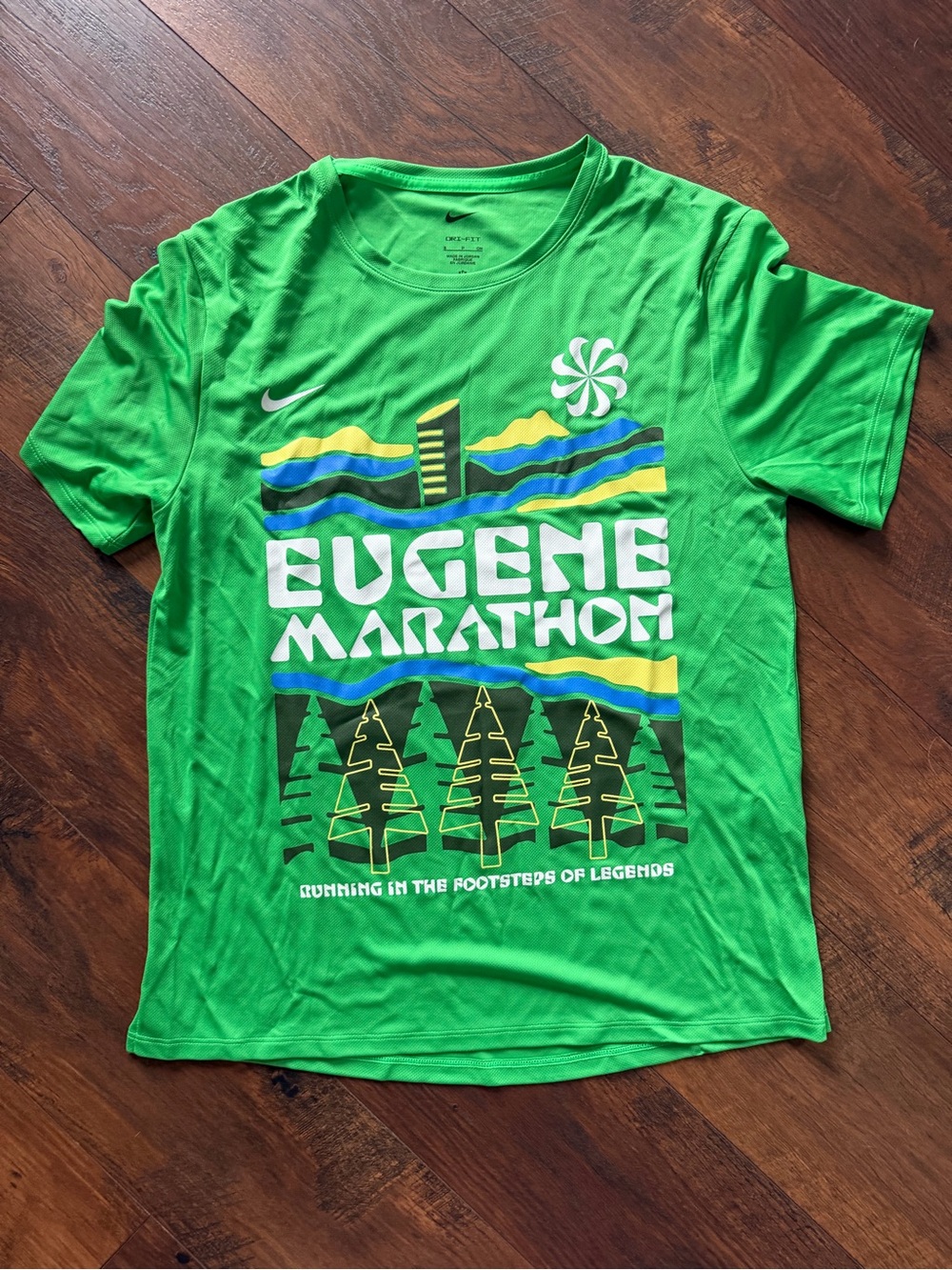Nike Eugene Marathon Green Graphic Tee 2026